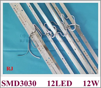 

led diffuse light bar with lens rigid strip advertising back lamp module for light box SMD3030 95cm 12 LED 12W DC12V aluminum