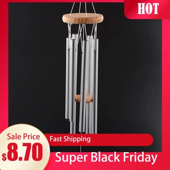 

Antique Resonant 6 Tubes Wind Chime Bells Hanging Living Bed Home Decor Gift Car Outdoor Yard Garden Deco Wind Chimes