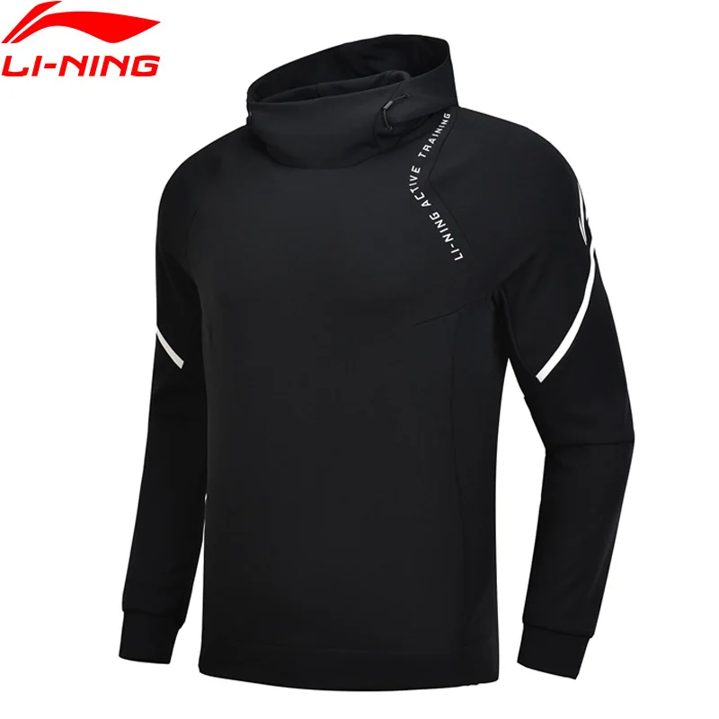Li-Ning мужская тренировочная серия толстовка с капюшоном Стандартная посадка 100%