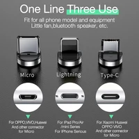 טעינה מהירה CAFELE מגנטי Charge כבל USB 3A טעינה מהירה כבלים USB iPhone לכבל מסוג C מיקרו עבור סמסונג Huawei Xiaomi OnePlus (5)