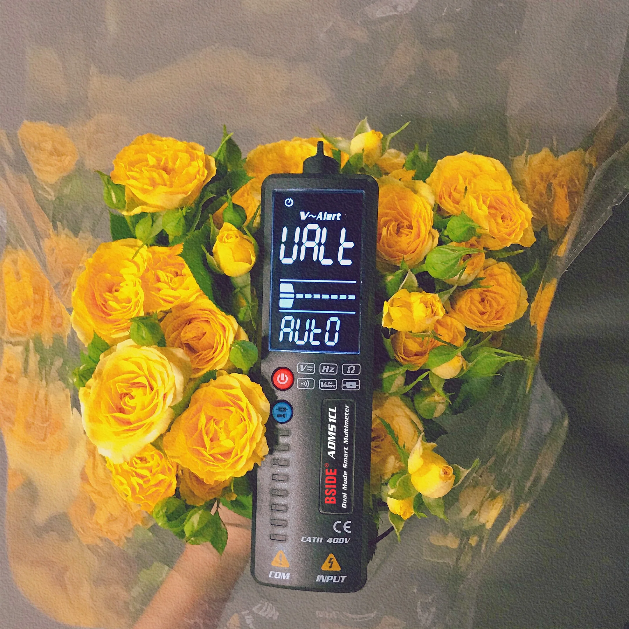 BSIDE 2.4’‘ LCD Voltage Detector Non-contact Circuit Volt Tester Pen Voltmeter NCV Socket Live Wire Check Hz Ohm Continuity