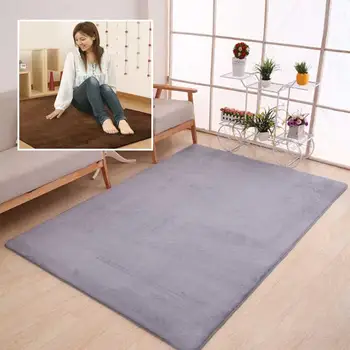 

Polyester Fiber Coral Velvet Area Rug Soft Non-Slip Floor Mat Floor Carpets Chairs Hallway Comfortable Sofas Tea Table