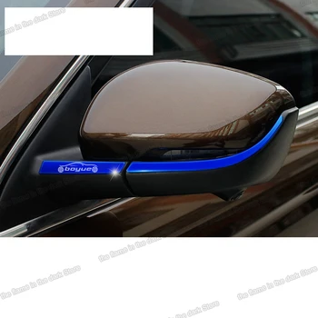 

Lsrtw2017 Car Rearview Anti-scratch Strip Trims for Geely Boyue Atlas 2016 2017 2018 2019 2020 Interior Mouldings Accessories