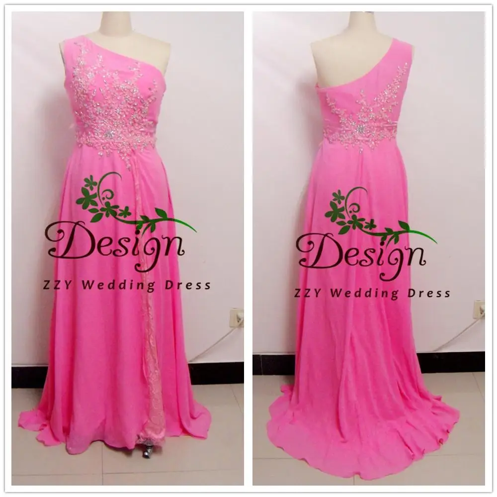 Long Evening Dresses 2020 Sexy A-Line One-Shoulder Glitter Sparkly Arabic Dubai Real Sample Formal Gown | Свадьбы и торжества