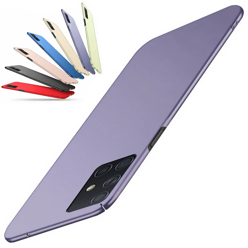 Ультратонкий матовый чехол для Samsung A70 A50 A30 A10 A20 A20E жесткий пластиковый Galaxy S20 S10 8 9