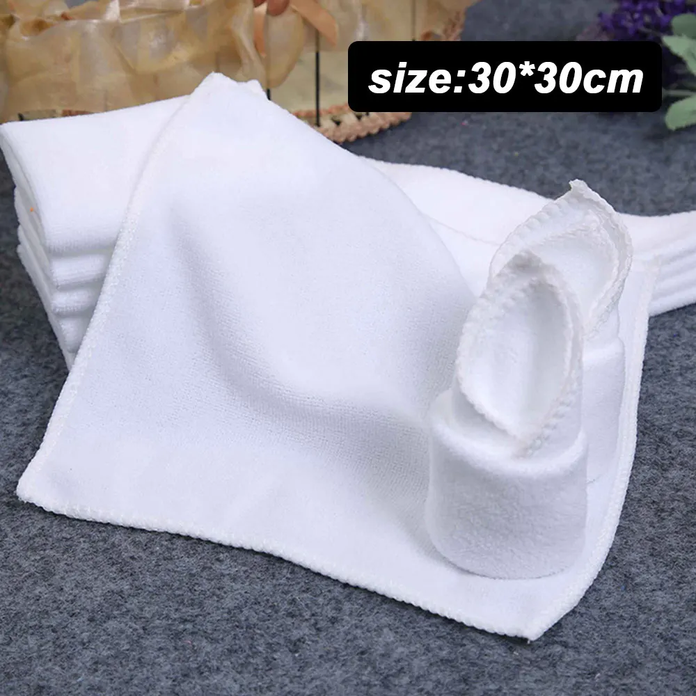 10 Pcs/Lot Microfibre Cleaning Cloths Detailing Car Wash Useful Cleaning Cloth Machine Washable Multifunctional Large Duster