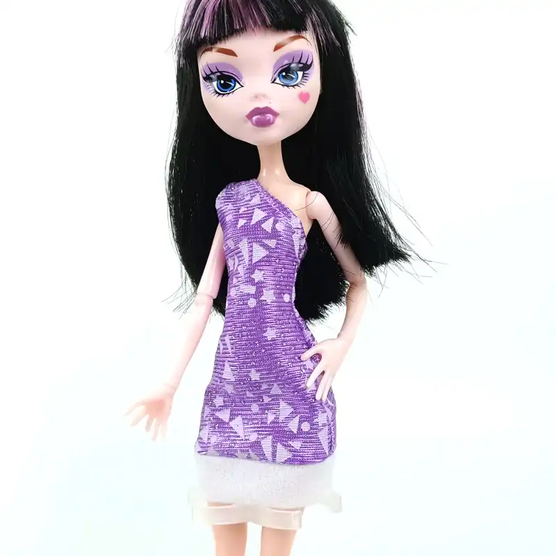 purple and white outfits