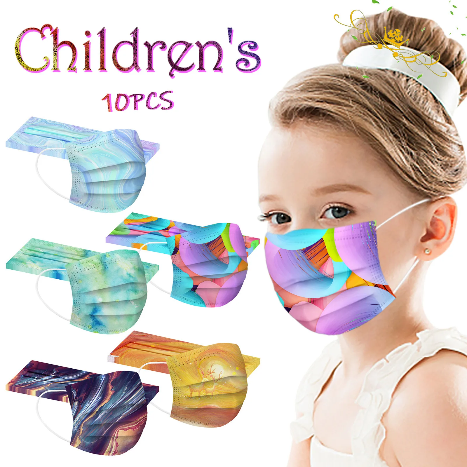 10pcs Disposable Face Mask Children Child Mask Disposable Face Mask 3