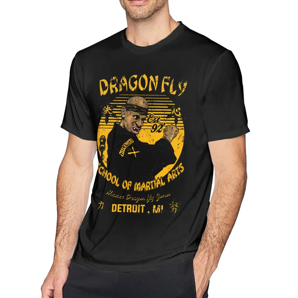 

Dragonfly T Shirt DRAGON FLY T-Shirt Cotton Awesome Tee Shirt Printed Fashion Short-Sleeve Male 5x Tshirt