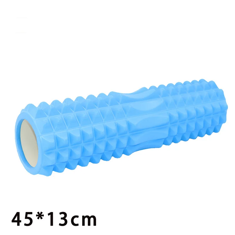 

45cm Yoga Column Fitness Foam Yoga Pilates Roller blocks Train Gym Massage Grid Trigger Point Therapy Physio Exercise