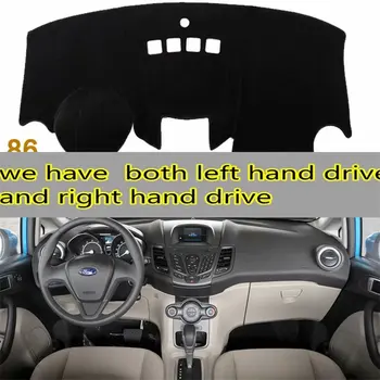 

For Ford Fiesta MK7 2009 2010 2011 2012 2013 2014 2018 Dashmat Car-styling Accessories Dashboard Cover Car Carpet Dash Mat Pad