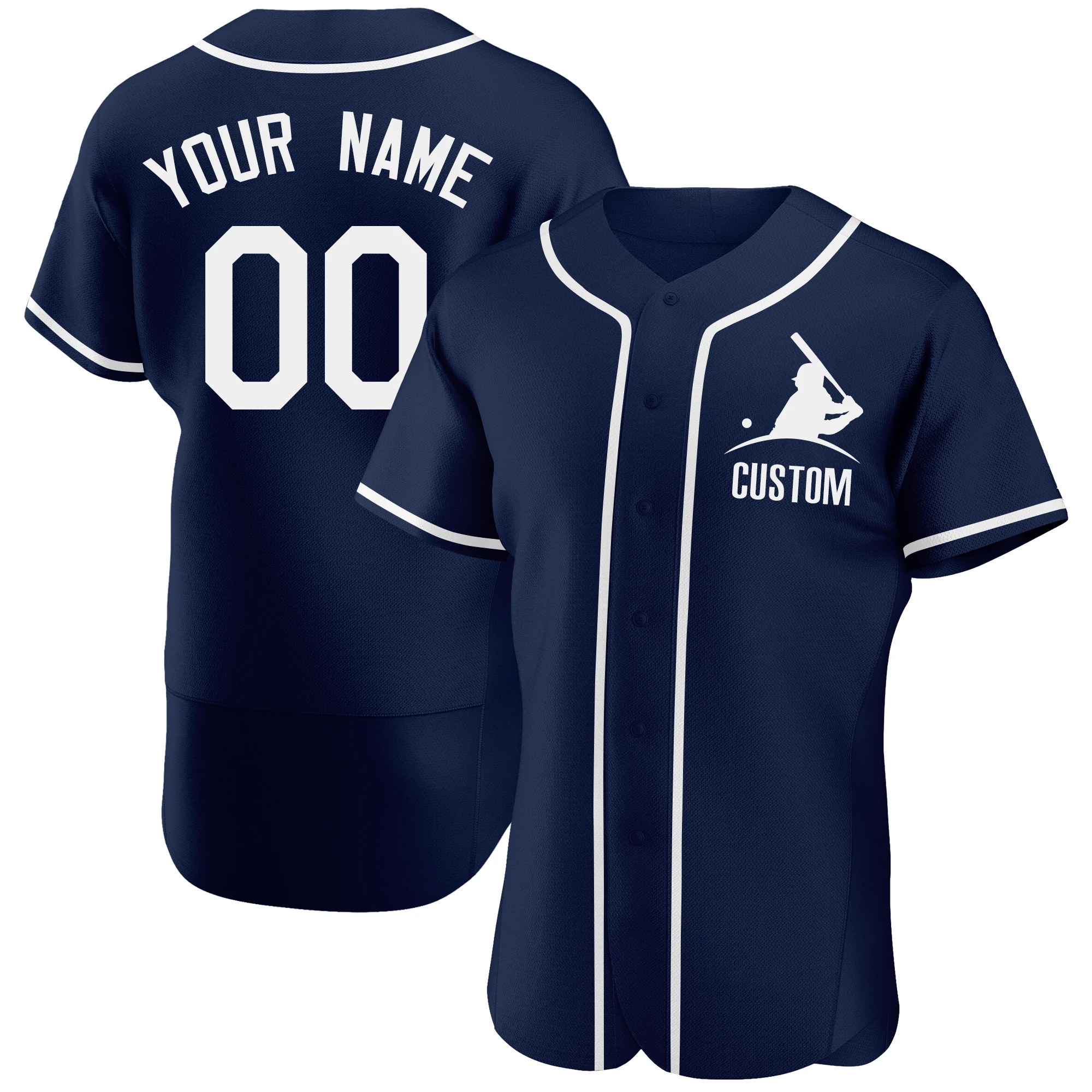 Embroidery Baseball Jerseys Sports Fan Mesh Stitched Team Name Number Sewing Softball Game Training for Men/Youth