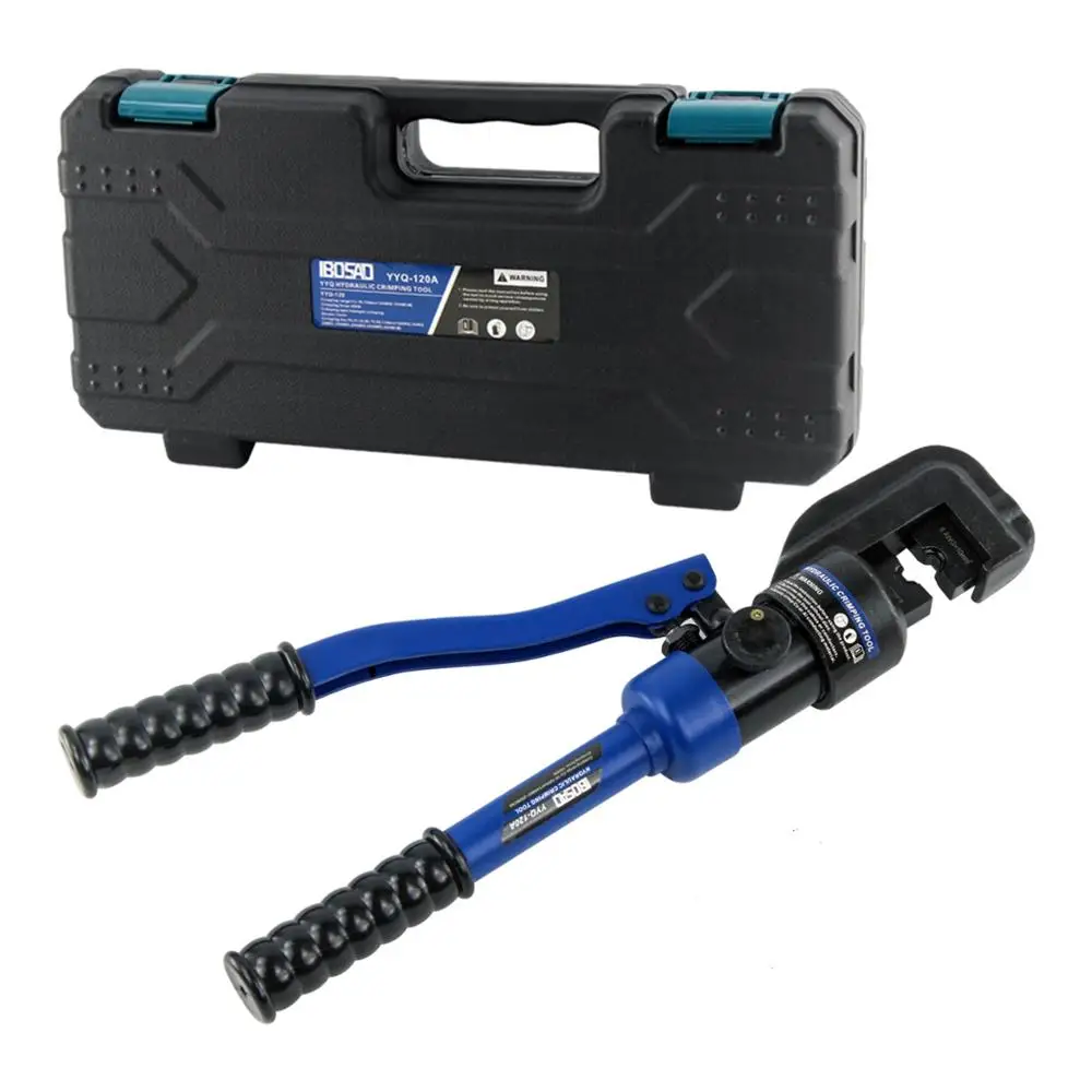 

Hydraulic Cable Lug Crimper Crimping Tool 10-120mm2 Electrical Battery Terminal Cable Wire Tool Kit Wire