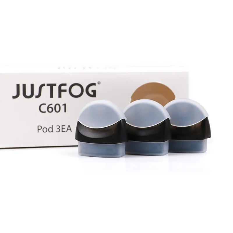 Justfog C601 pod картридж 3-12 шт. клиромайзер для justfog C601 стартер Vape ручка комплект 1,7 мл емкость Топ заправка pod Ом катушка