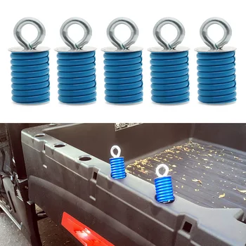 

5PCS ATV Quad Quick Lock&Ride KNOB Anchors fit Polaris Ranger/General Bed Ranger Tie Down Type Cargo Eye Bolt Fasteners Anchors