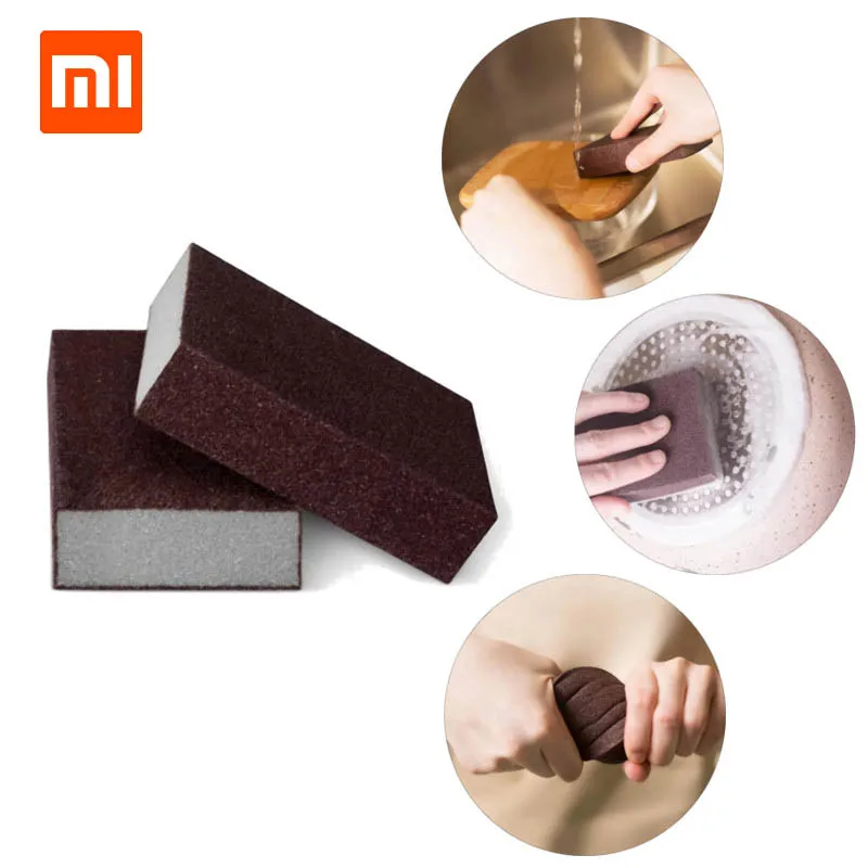 

Xiaomi Jiezhi Emery Sponge Magic rub Kitchenware Rust Special Brush Multi-Functional Kitchen Bathroom Cleaning Tools Sponge