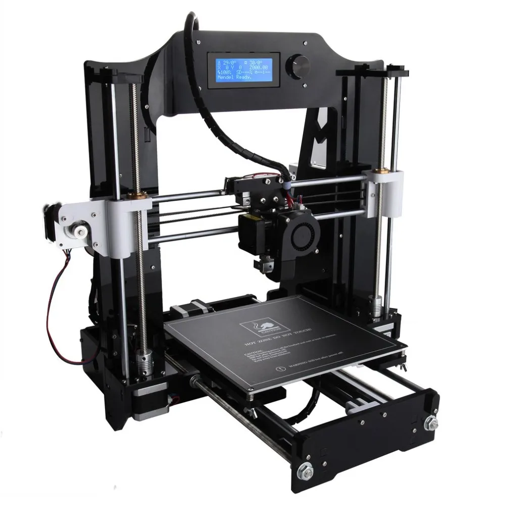 LCD Screen Display 3D Printer Machine Large Printing Size DIY 3D Printer Kit Professional High Precision Printing US/EU Plug