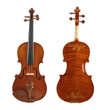 Копия Европейский Stradivarius 1715100% ручной работы резьба цветок FPVN05 скрипка+ углеродное волокно лук пенопласт чехол