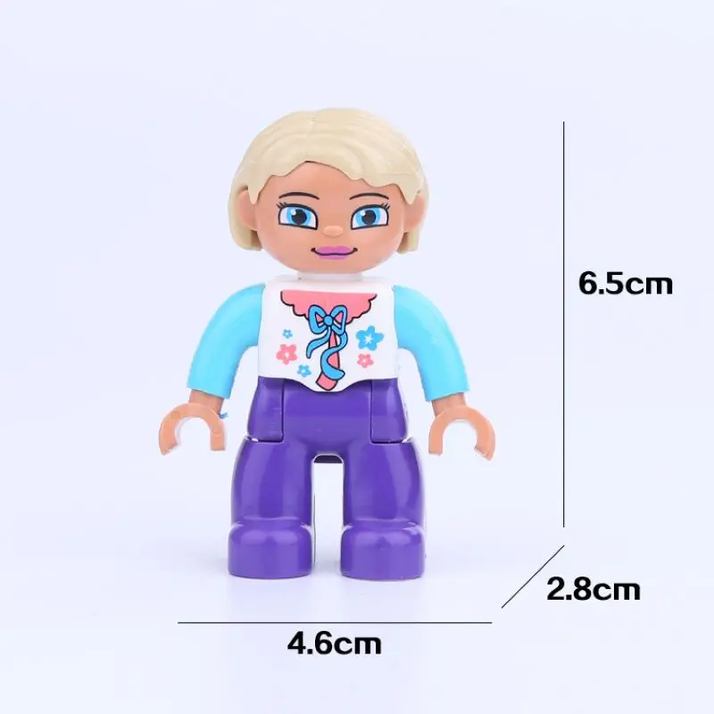 Игрушки Хобби Legoing Duplo городской набор блок фермер Доктор Медсестры клоун атлет