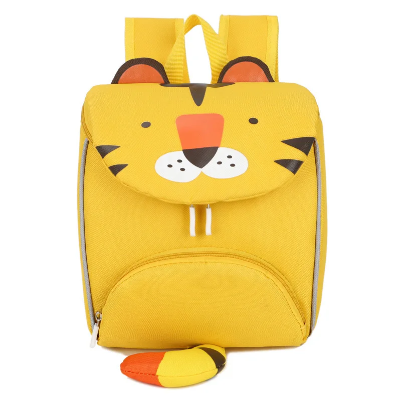

Cartoon Small Animal Children's Bags Kindergarten for Top Class in Men And Women Baby School Bag 2-5-Year-Old Large Capacity Cut