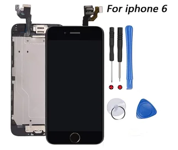 

For i6 Screen Replacement White Touch Display LCD Digitizer Assembly With Full Repair Tools