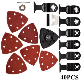 

40pcs Oscillating Saw Blade For Fein Multimaster, Multi Talent FMM350Q FMT250