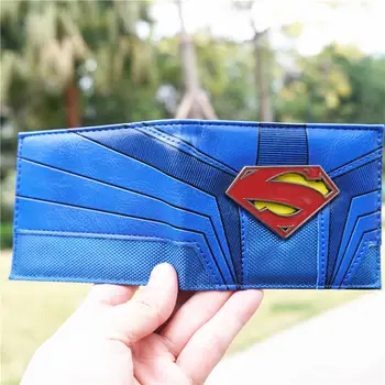 

Superman S Metal Logo PU Leather Wallet Purse Bag Holder Layer Cool Hot 11.5cm
