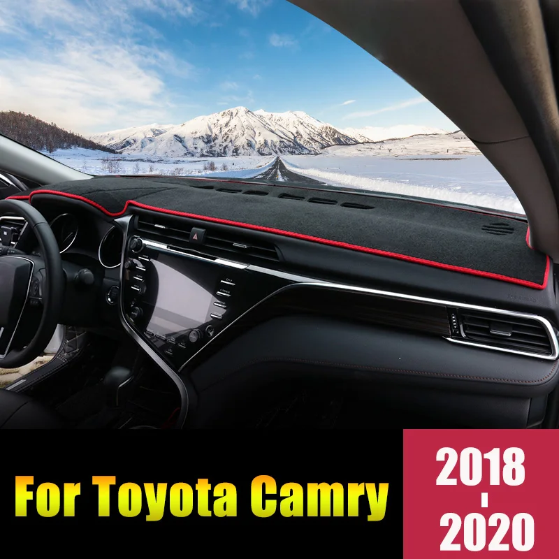 Для Toyota Camry XV50 XV70 2012 2014 2015 2016 2017 2018 2019 2020 приборной панели автомобиля крышка коврики Избегайте светильник