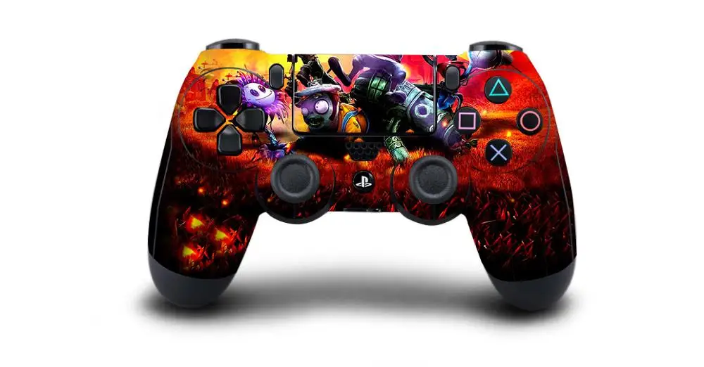 С изображением героев Plants VS Zombies Защитная крышка Стикеры для PS4 корпус