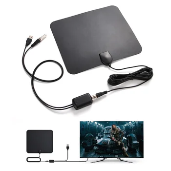 

Digital HDTV Indoor TV Antenna Signal Booster DVB-T2 HDTV Antenna ISDB-TB Satellite Signal Receiver Clear HD TV Aerial Clearance