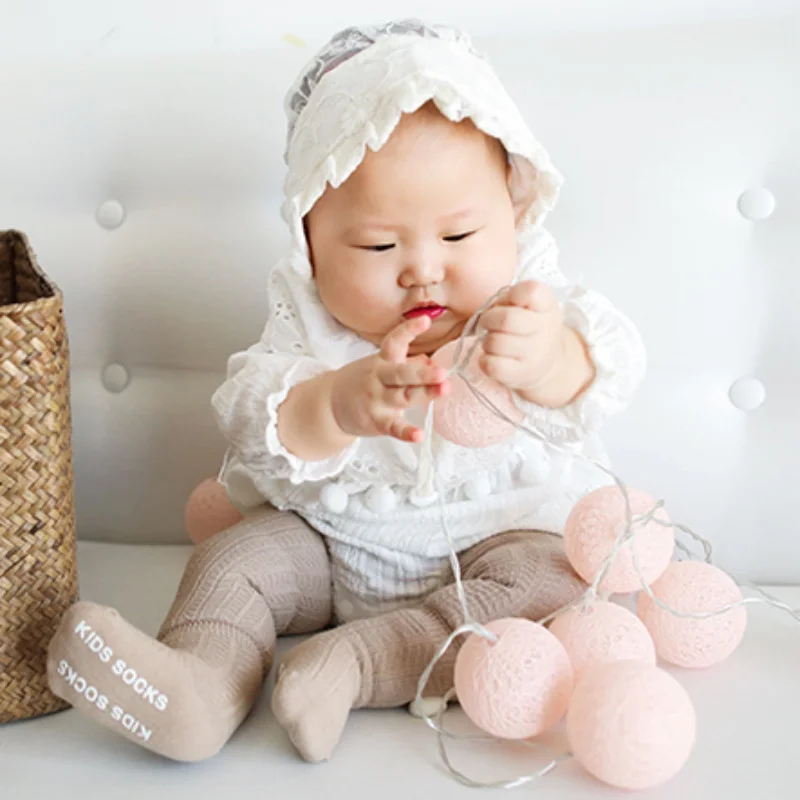Autumn Cartoon Cute Baby Girl Tights Cotton Knitted Children's Stocking Baby Tights