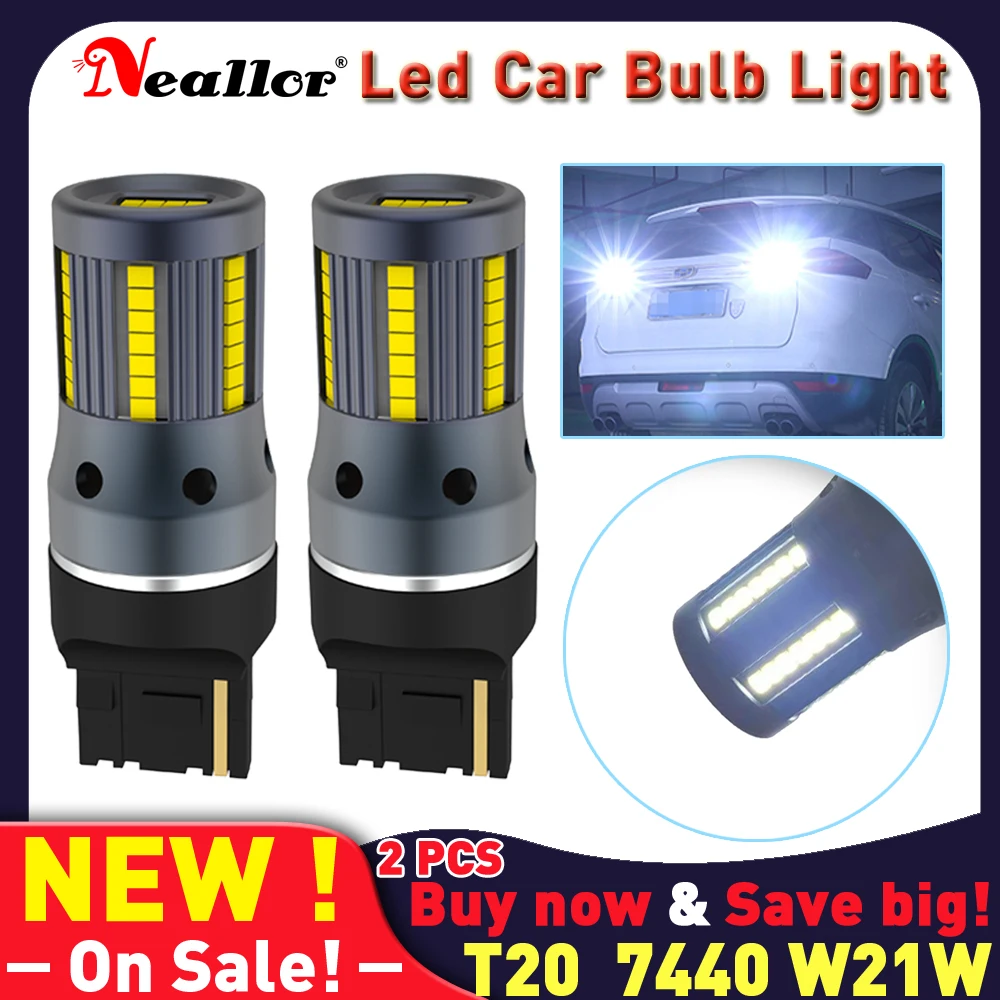 T20 Led Canbus P21W 1156 PY21w 7440 авто лампы стоп сигнала на автомобилях Резервное копирование