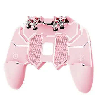 

Mobile Phone Game Controller for PUBG with 6 Fingers Trigger Joystick Gamepad