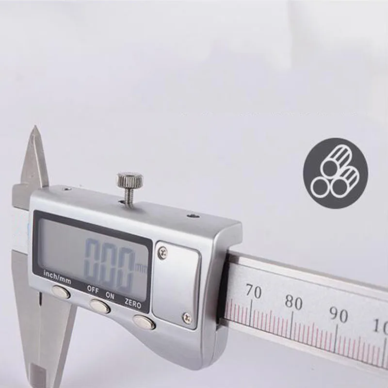 150mm Digital Electronic Caliper LCD HD Digital Display Vernier Caliper Stainless Steel Scale Caliper Micrometer Micrometer
