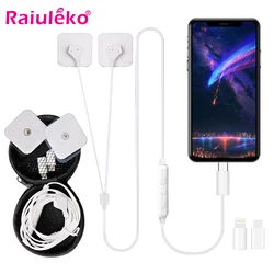 Portable Mini Pulse Body Massager Mobile Phone Control EMS Muscle Stimulator Tens Acupuncture Electric Therapy Machine Carry-on