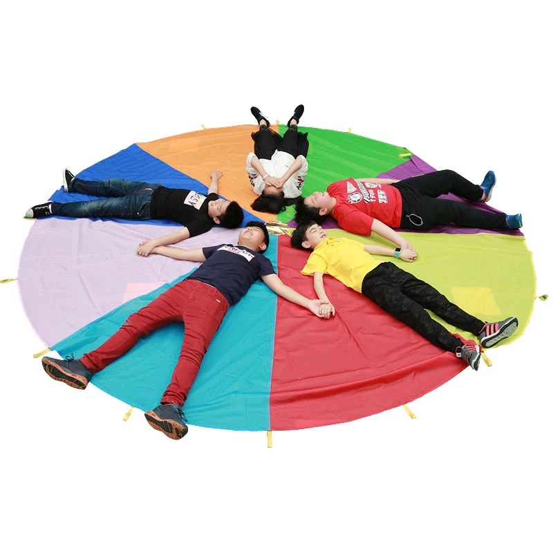 Открытый Радужный зонт Парашютная игрушка диаметр 2 м/3 6 М/4 м/5 м/6 м|Спортивные