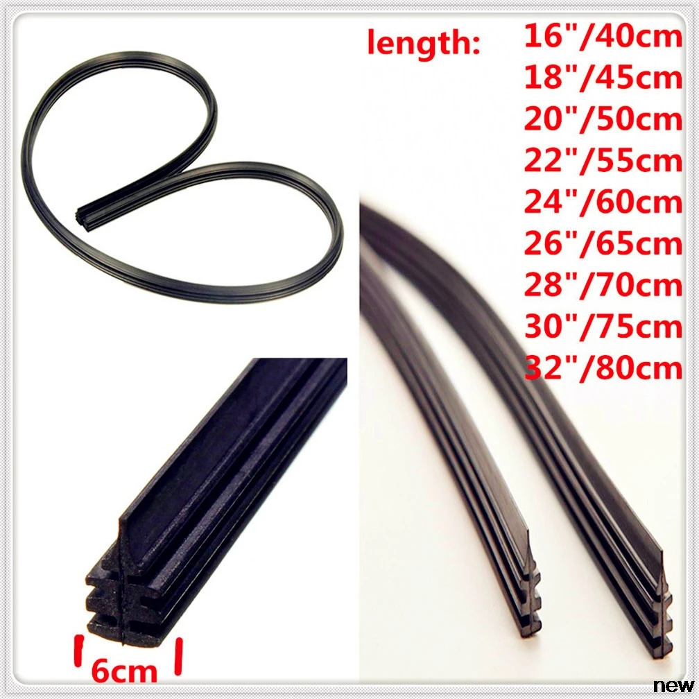 Car Windshield Rubber Wiper Blade Refill for Volvo S90 XC90 XC XC70 V70 S80 Estate You Universe C30 S80L C70 V50 S40 | Автомобили и