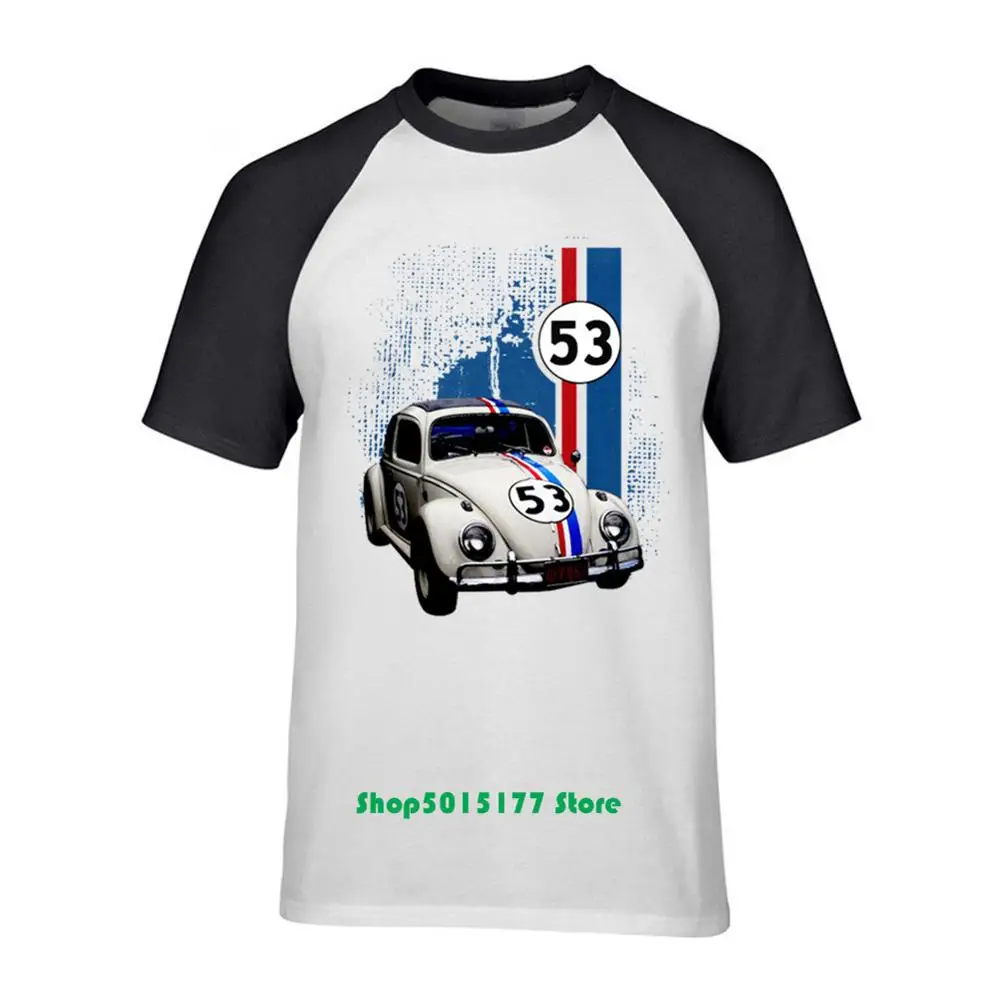 Лидер продаж 2019 Летняя мужская футболка из хлопка с надписью Herbie The Love Bug madrids VW Racing