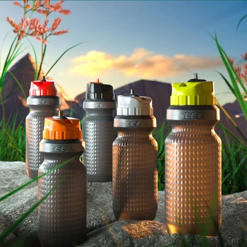 

2pcs ENLEE cycling water bottle 650ml Portable Camping Hiking water bottle Leak-Proof Outdoor Sports Bicycle Flask Bike Kettle