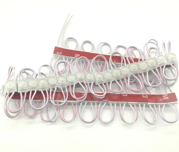 

20pcs/lot 1LED injection led module light lamp white /warm white DC 12V with lens Waterproof IP65