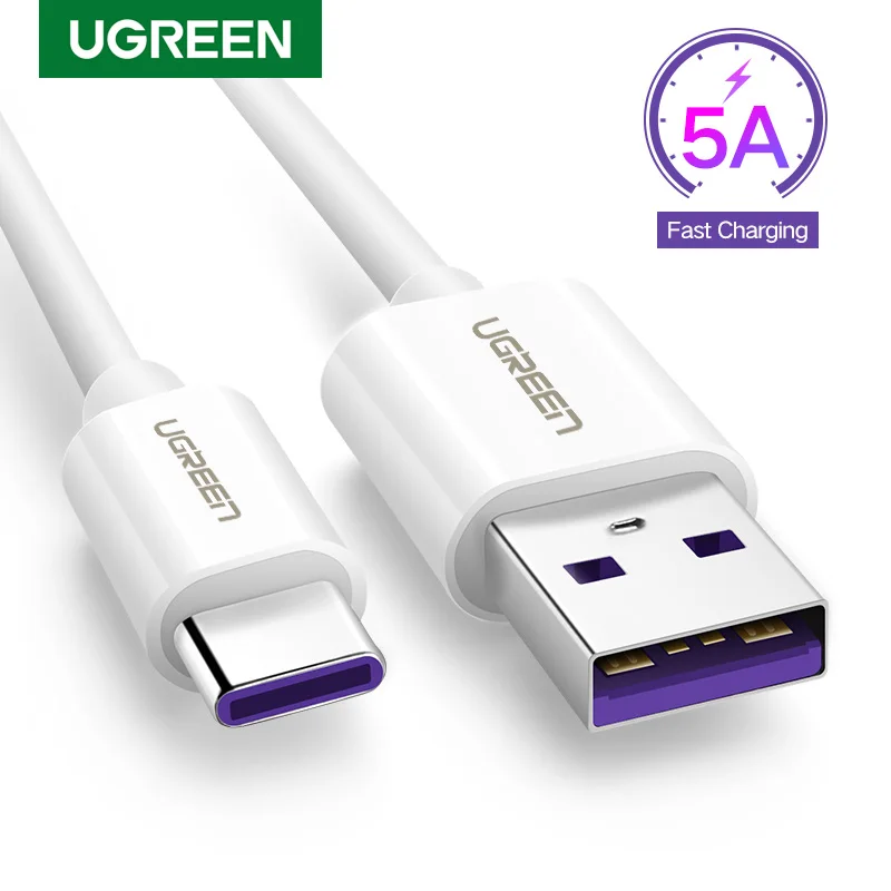 Ugreen 5A USB Type C Cable USB 3.1 Fast Charger Data Type C Silver Supercharge USB Type C Cable for Huawei P10 P20 Pro Mate 10|cable 3.1|type c cable fastcable for - AliExpress