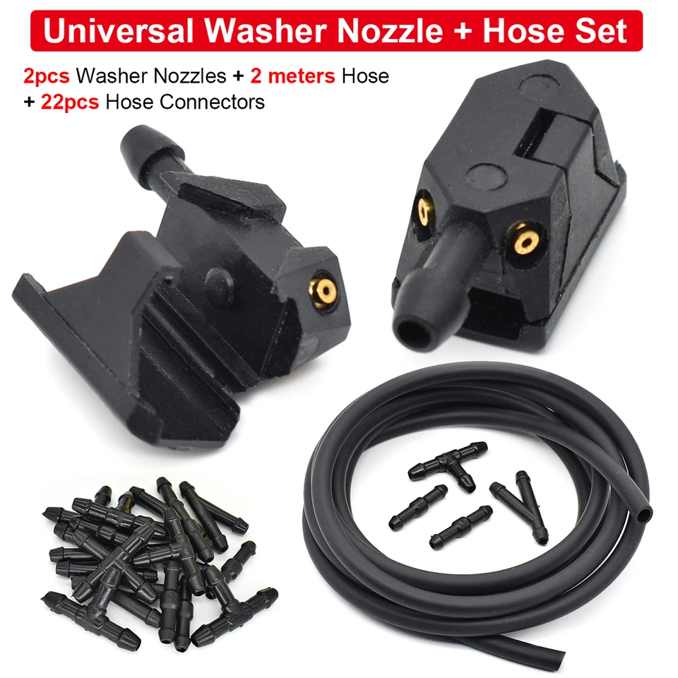 CGEAMDY Windscreen Washer Jets - Front Spray Nozzle Kit - View #4