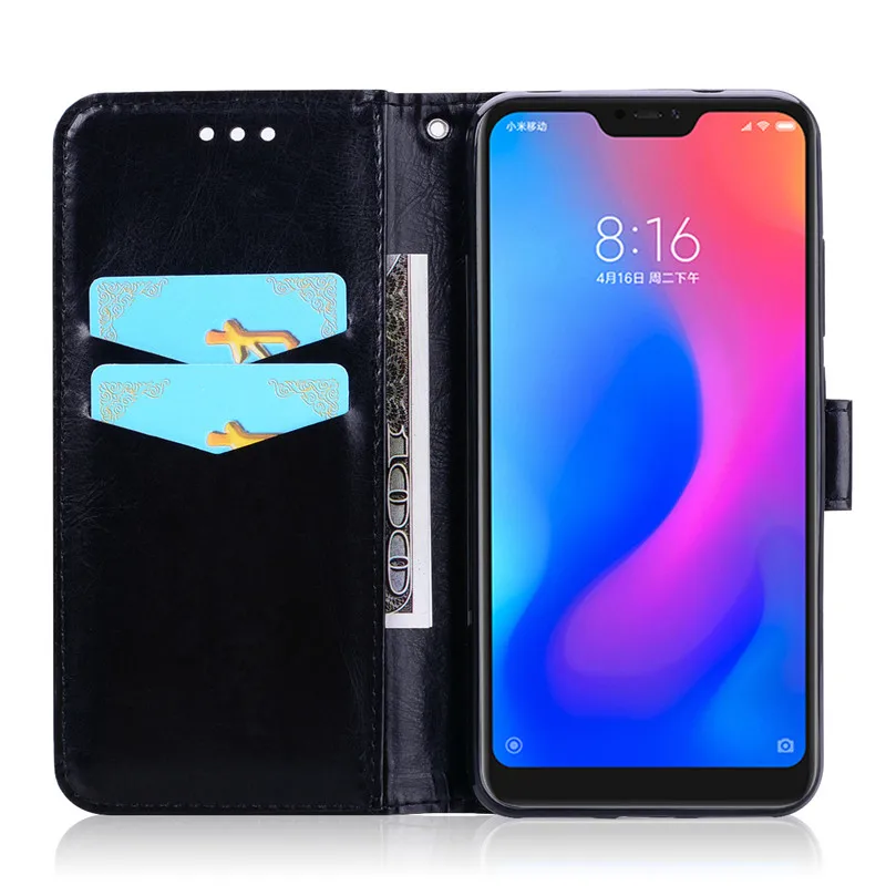 Xiaomi mi A2 Lite чехол TPU Защитный чехол Чехол-портмоне с откидной крышкой чехол для Xiaomi mi A2 флип чехол для Xiaomi mi A2 lite Red mi 6 Pro кожаный чехол