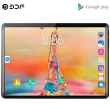 Nowy Tablet Google 10.1 cala Android 9.0 Google Market 3G połączenie telefoniczne 2GB RAM tablety GPS wi-fi Bluetooth szkło hartowane 10 cali
