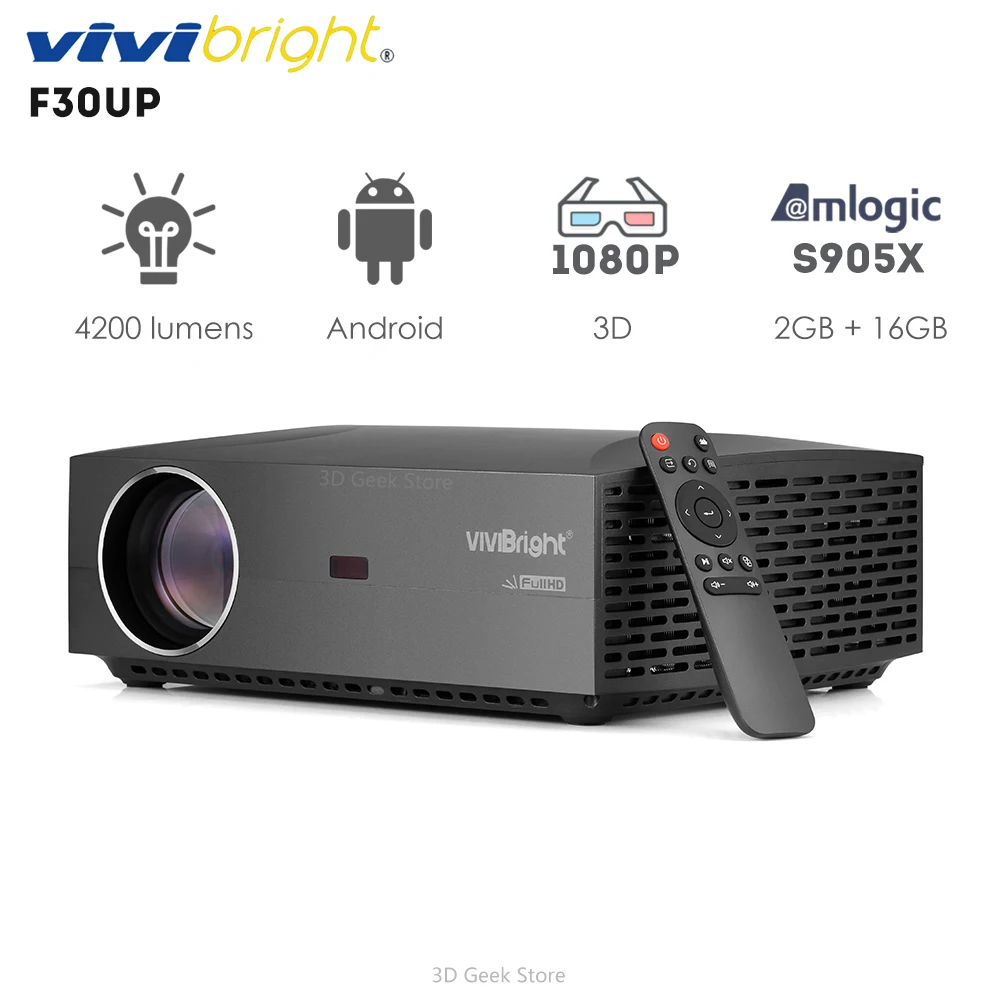 1920x1080 Native Pixels 1080P Projector Support 4K,Video Entertainment Full HD Projector 4200 White Light LED Brightness,for Home Theater Entertainment 