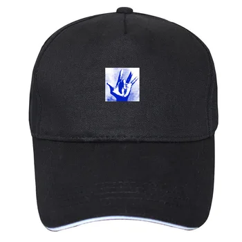 

blue jazz rock music alternative art men women unisex high quality cotton fabric hat Peaked Cap Sun Cap Baseball Cap