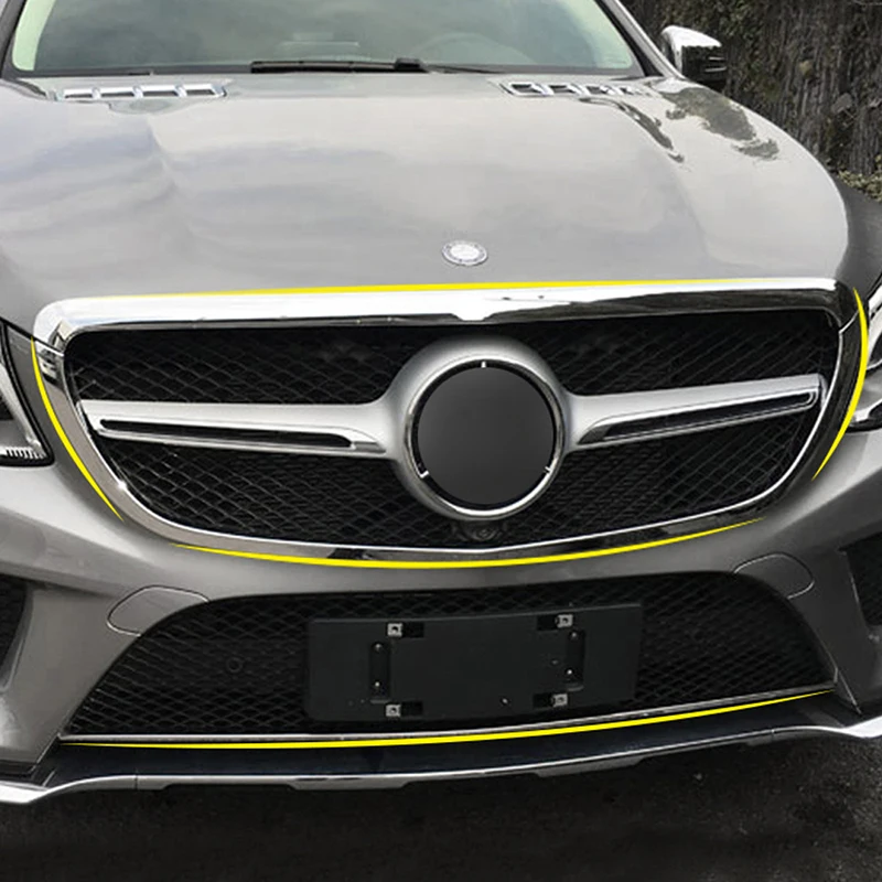 Карманго для Mercedes Benz GLE W166 Coupe C292- авто передний колпак-решетка рамка наклейка крышка отделка аксессуары