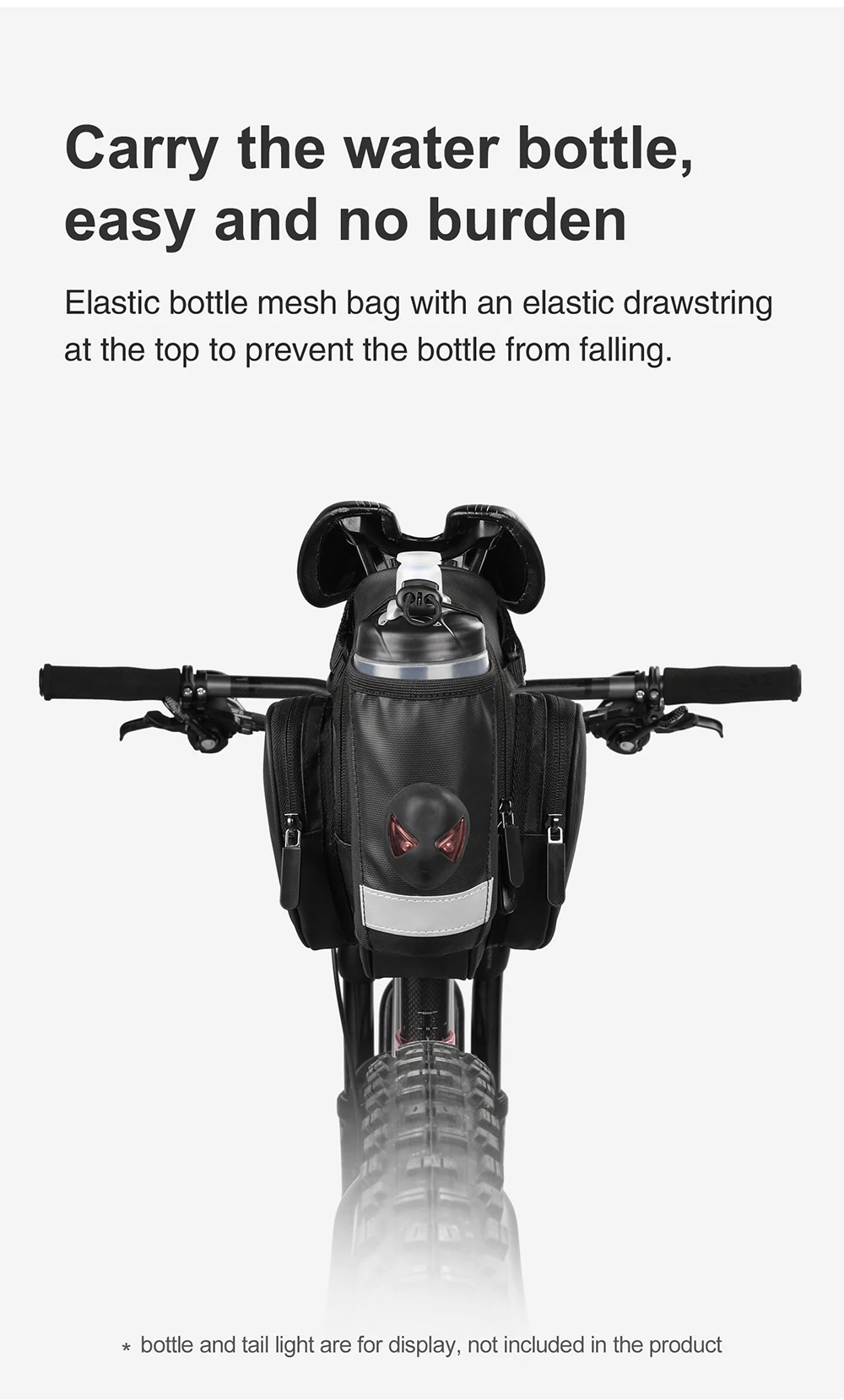 Rhinowalk Bicycle Bag Waterproof Bike Saddle Bag Large Capacity for MTB Bike Rear Seatpost Water Bottle Repair Tools Holder Bag (3)