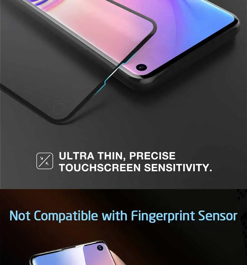 100D изогнутое закаленное стекло на samsung Galaxy S10 Plus S10E Note 10 Pro S10+ полноэкранное защитное стекло
