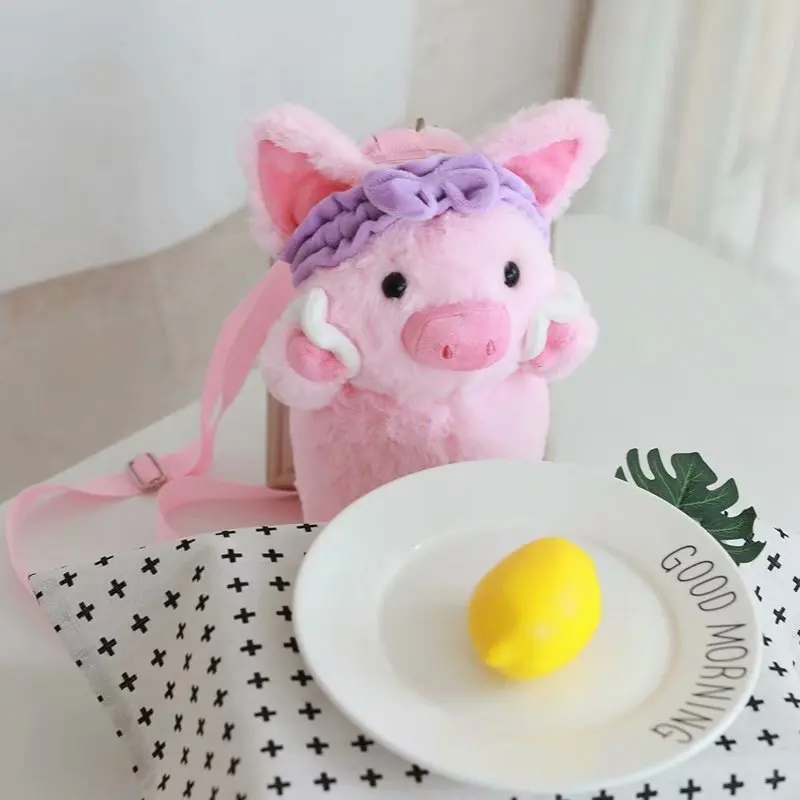 Розовая Милая свинка плюшевые игрушки чучело Плюшевая Кукла Brinquedos Juguetes свинья плюшевая сумка для девочек